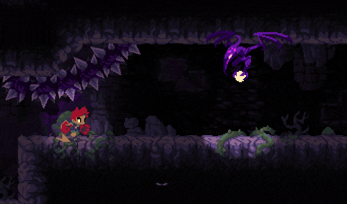 Flynn: Son of Crimson fighting Scourge in an underground cave