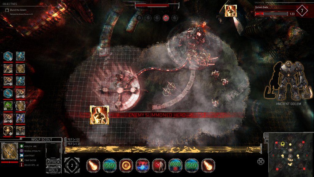 Only one of your Golem Gates heroes can be on the battlefield at any given time, so choose them wisely.