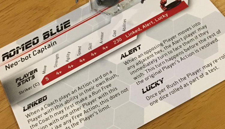 Dreadball (Second Edition) Review Player Stats