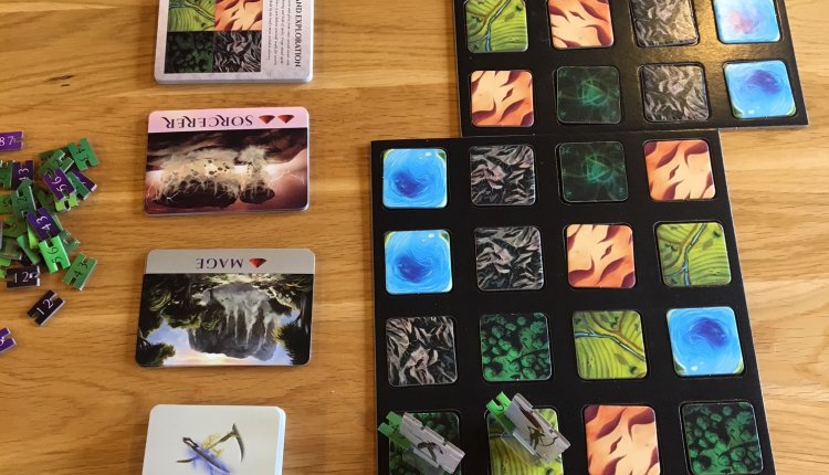 Stratos Terrain Grid in Play