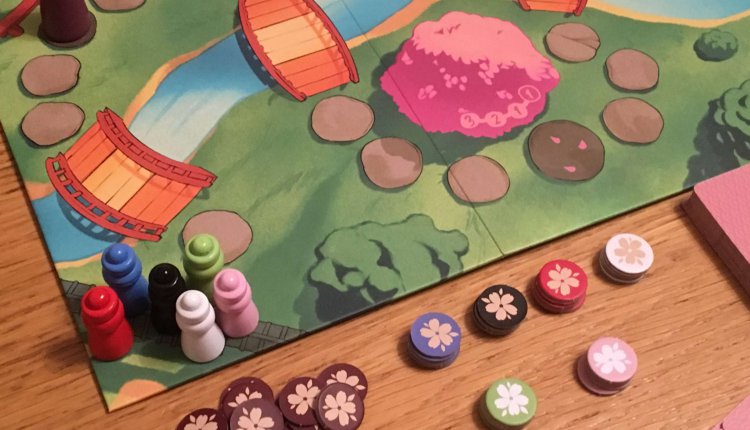 Sakura Board set up, ready to start.