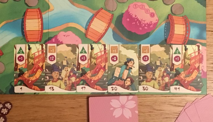 Sakura Cards Laid Out