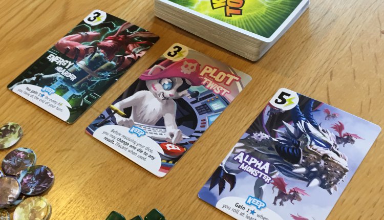 King of Tokyo Spread in front of Player