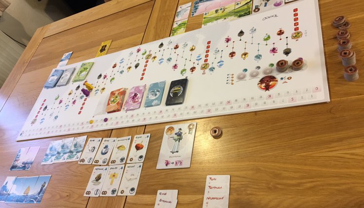 Tokaido Mid-game stage