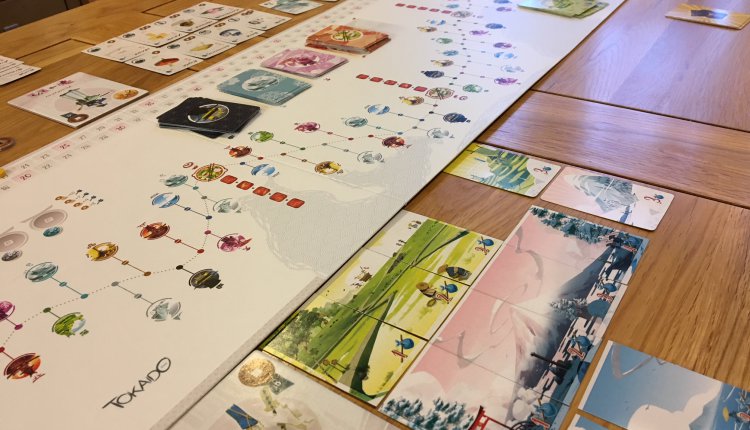 Tokaido Playboard Layout