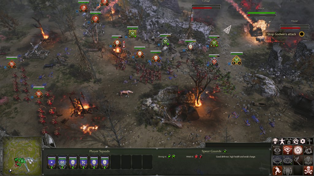 Battle often disintegrates into poor chaos.