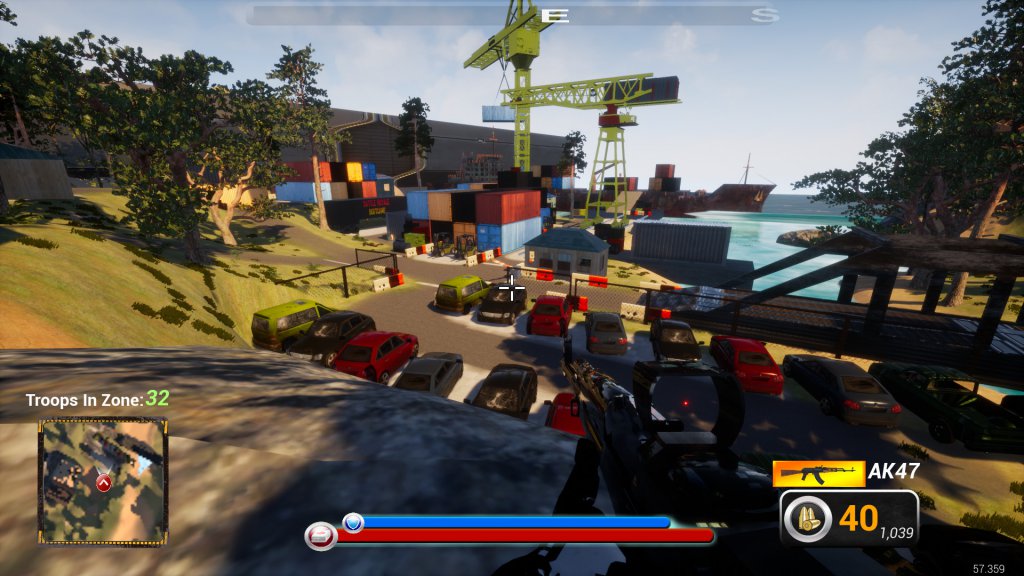 Battle Royale Bootcamp looks basic but at least it's colourful.