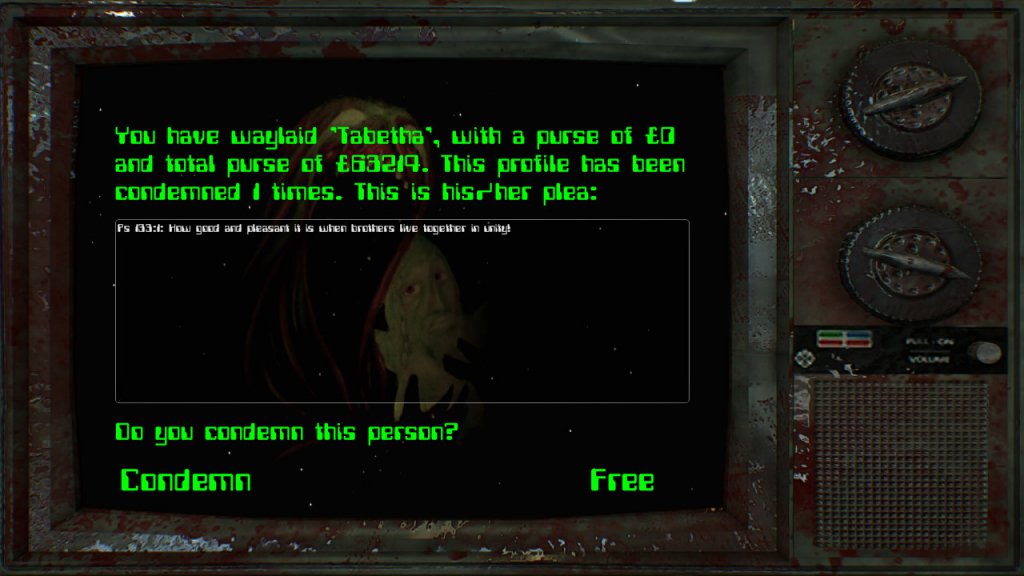 Liberation or condemnation? The choice is yours.