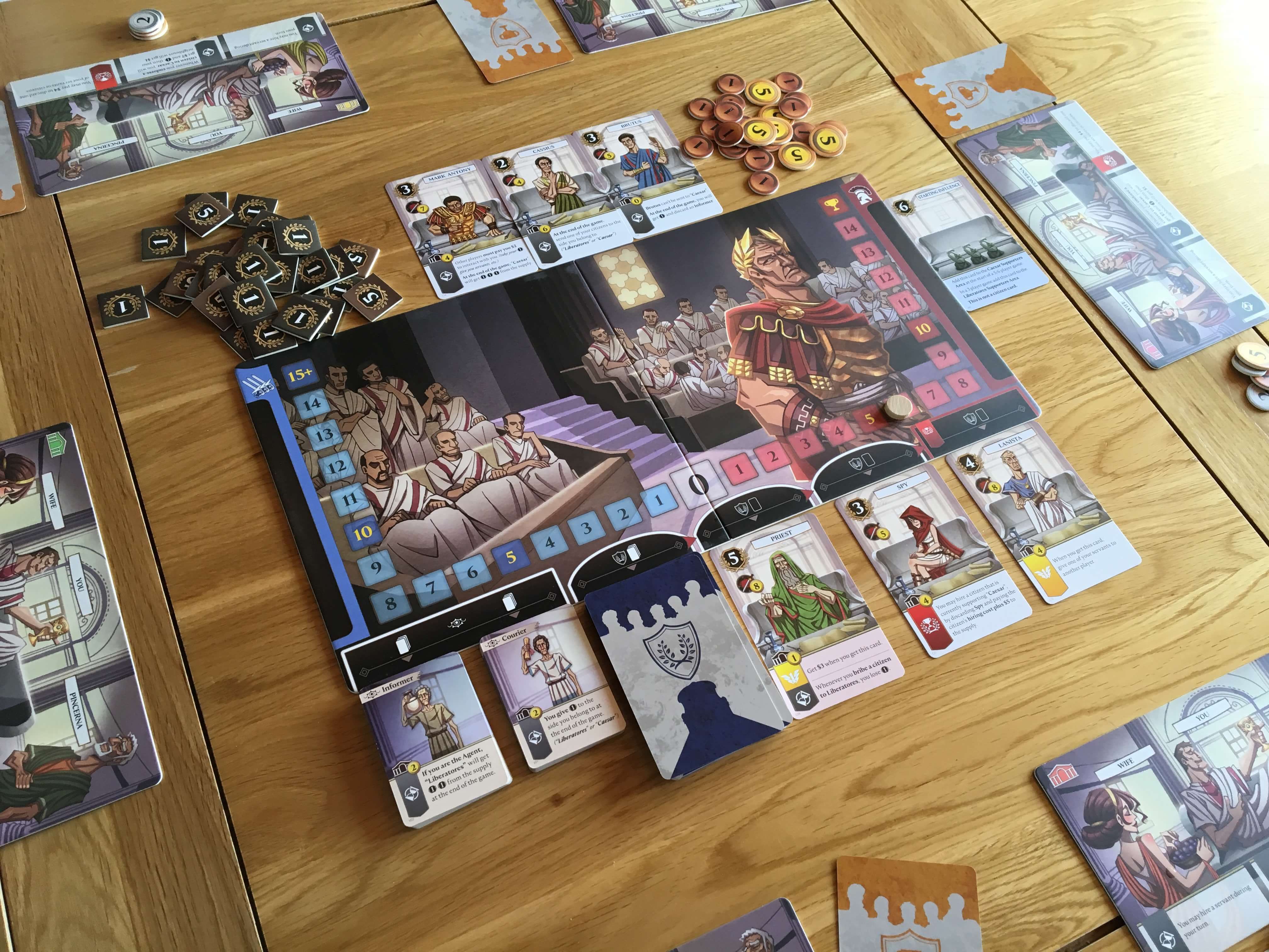 Liberatores The Conspiracy to Liberate Rome Board Game 