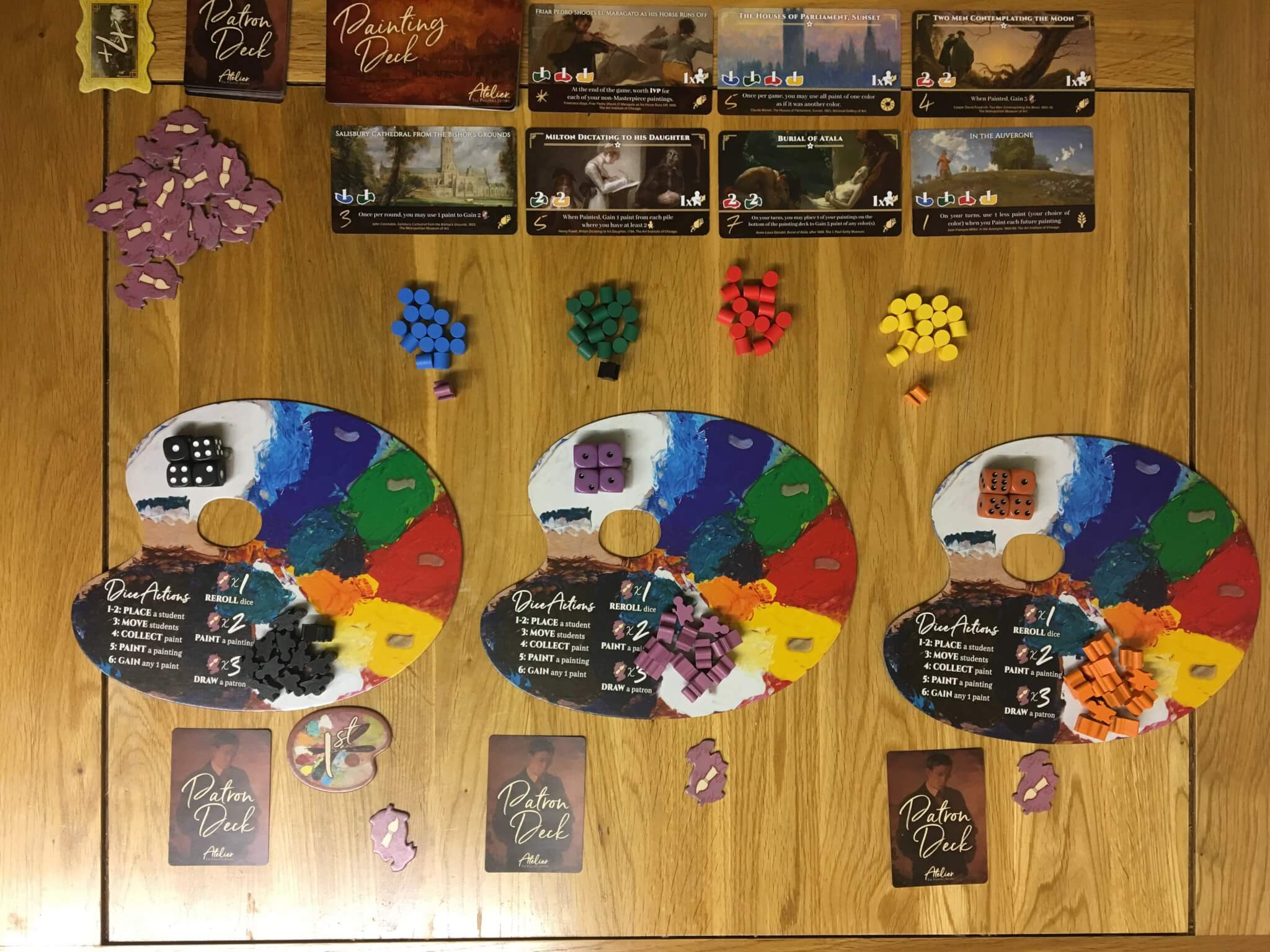 Atelier: The Painter's Studio, Board Game