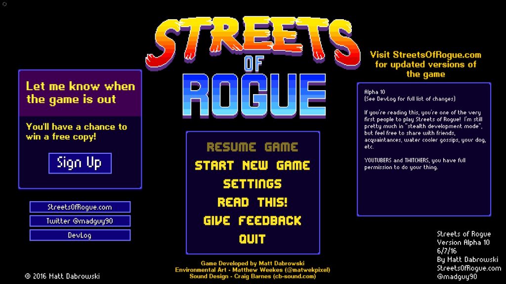 streets of rogue glitch