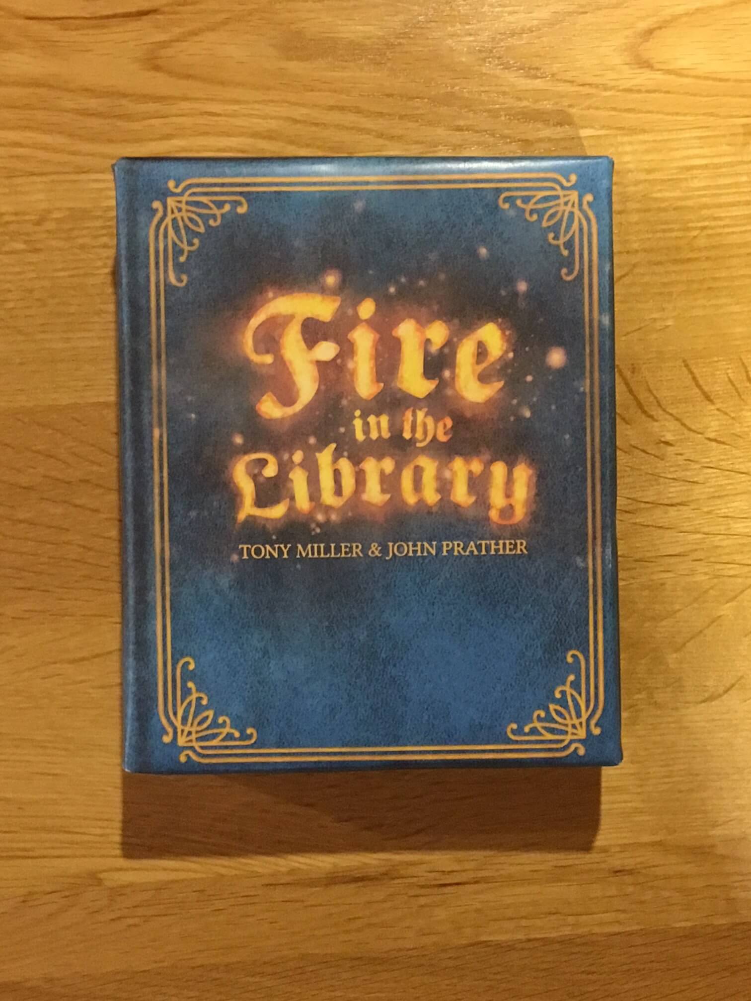 Fire in the Library Book