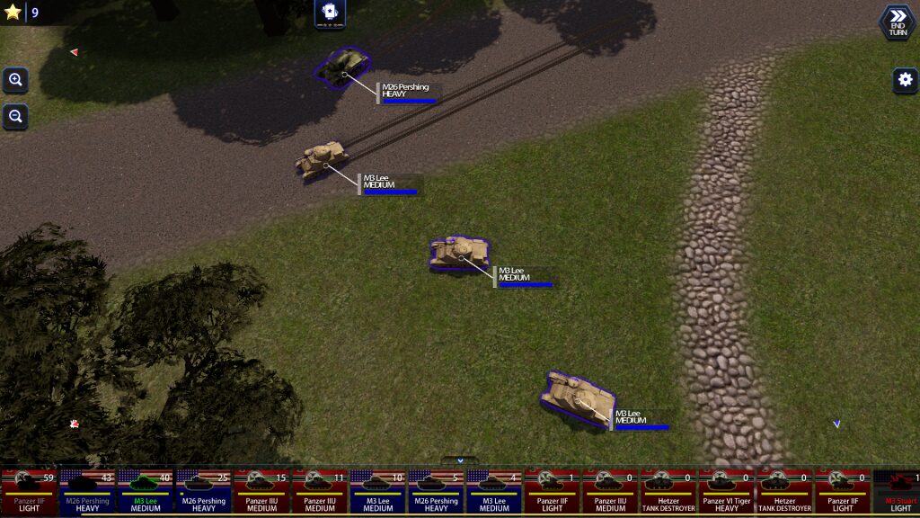Armour on the move.
