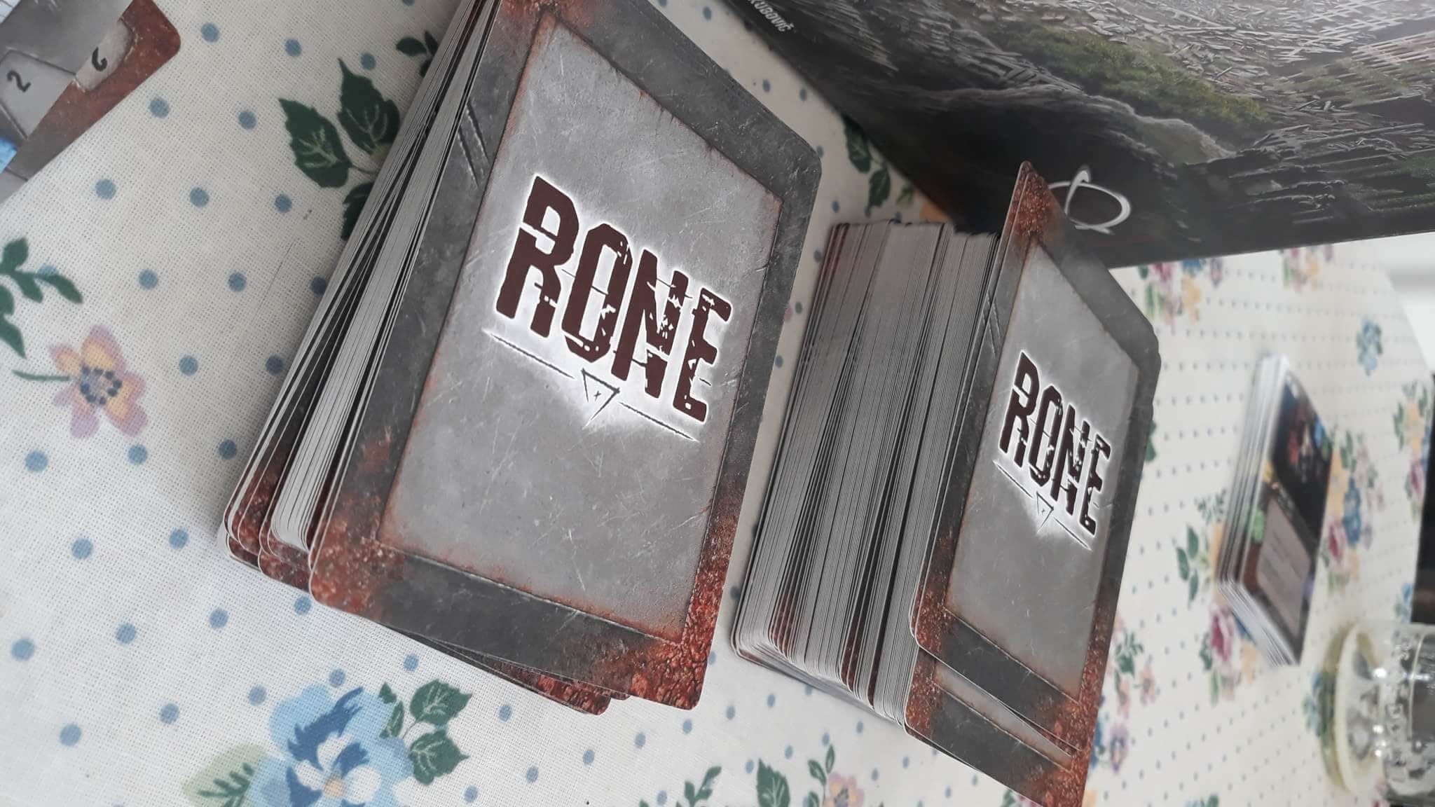 Big stacks of RONE cards