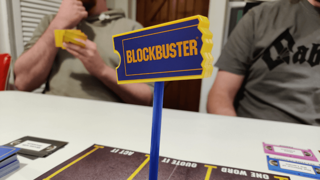 The Blockbuster Board Game mainboard and pieces